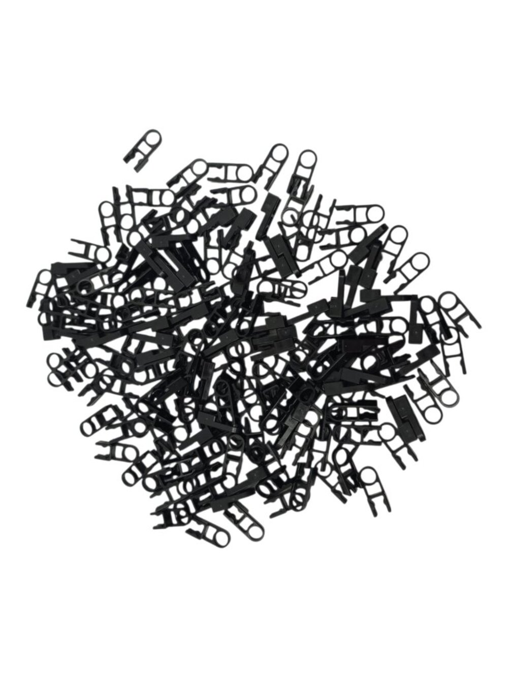 K'NEX Black Hinge Piece Female OEM 252 Piece Lot Classic Size Replacement